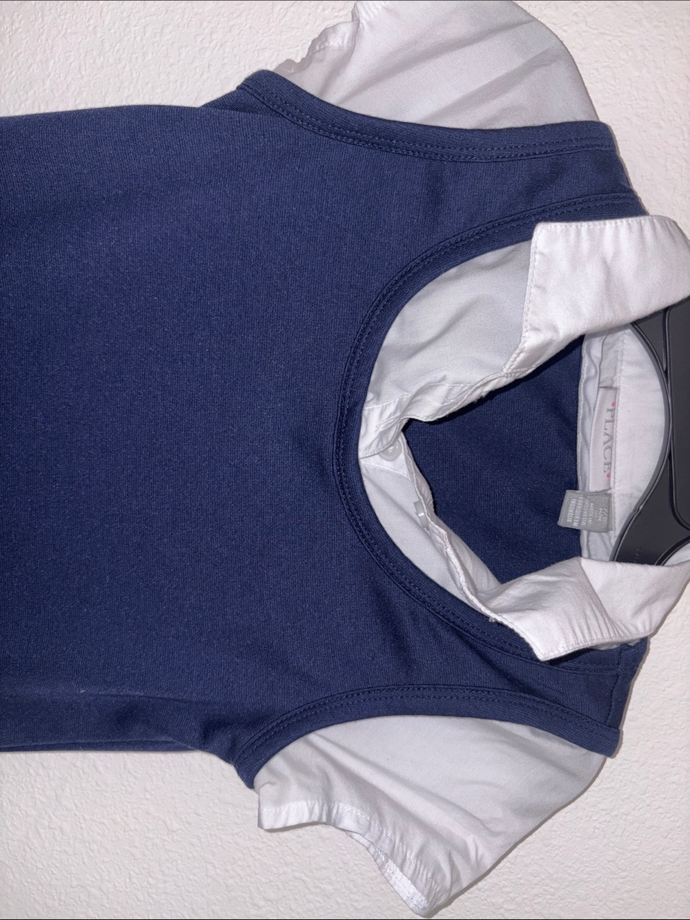 Girls Navy School Jumper Dress Size 7/8 - Picture 5 of 5